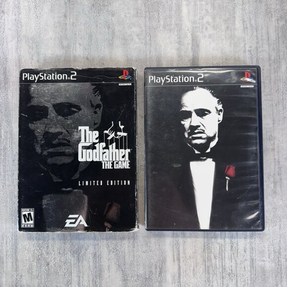 The Godfather PS2 PlayStation 2 Limited Edition Game, Manual, Map, Slipcover - Picture 1 of 11